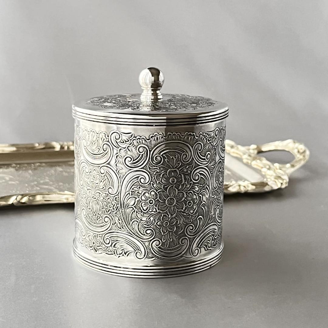 【Mappin & Webb】ティーキャディー マッピンアンドウェッブ