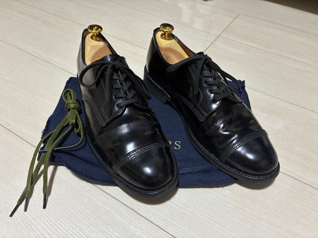 み*。様 SANDERS ミリタリーダービー 黒 UK6（25〜25.5cm相当