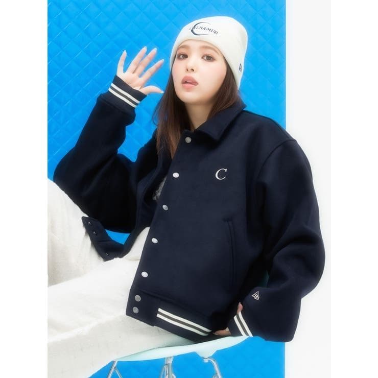 CALNAMUR×NEW ERA コラボ メルトン スタジャン XXL 新品