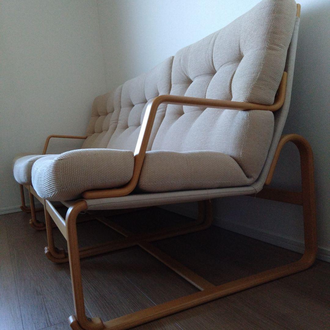 天童木工　ブルーノマットソン　イージーチェア ３シーター ①