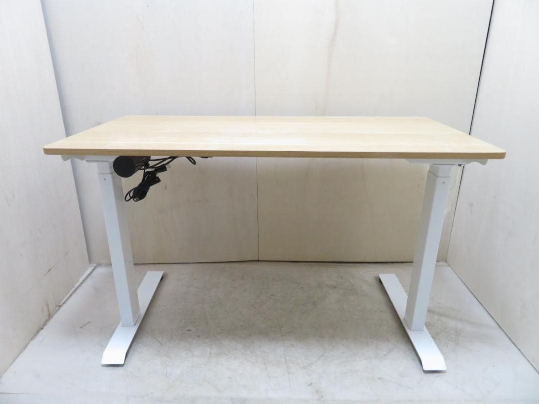 FlexiSpot 電動昇降式デスク テーブル EG1 ホワイト 幅120cm