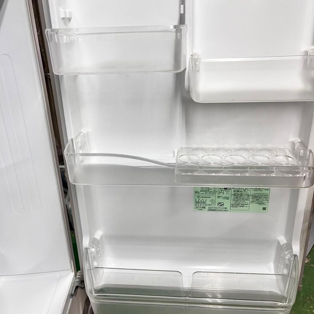 629日立　大型冷蔵庫　415L　400L強　家庭用　自動製氷　右開き　半年保証