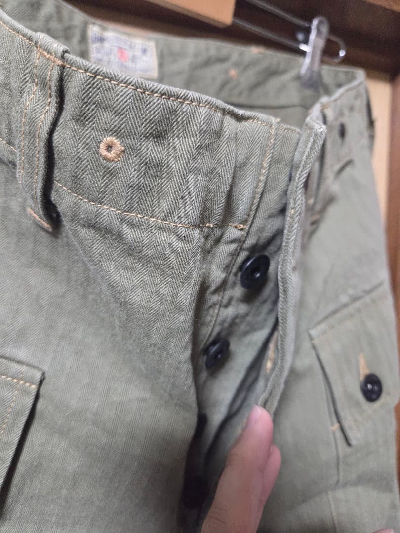 Buzz Rickson カーゴパンツ オリーブ　バズリクソンズ