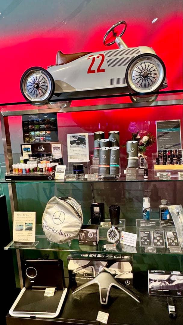 Mercedes-Benz 純正 ボビーカー シルバーアロー オブジェにも最適