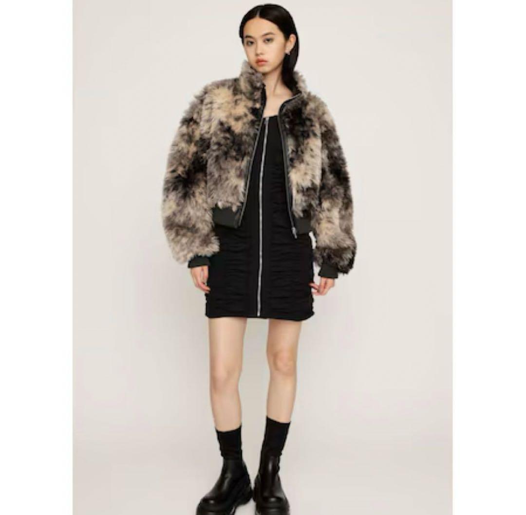 【SLY】大人気 CURLY BOA CROPブルゾン