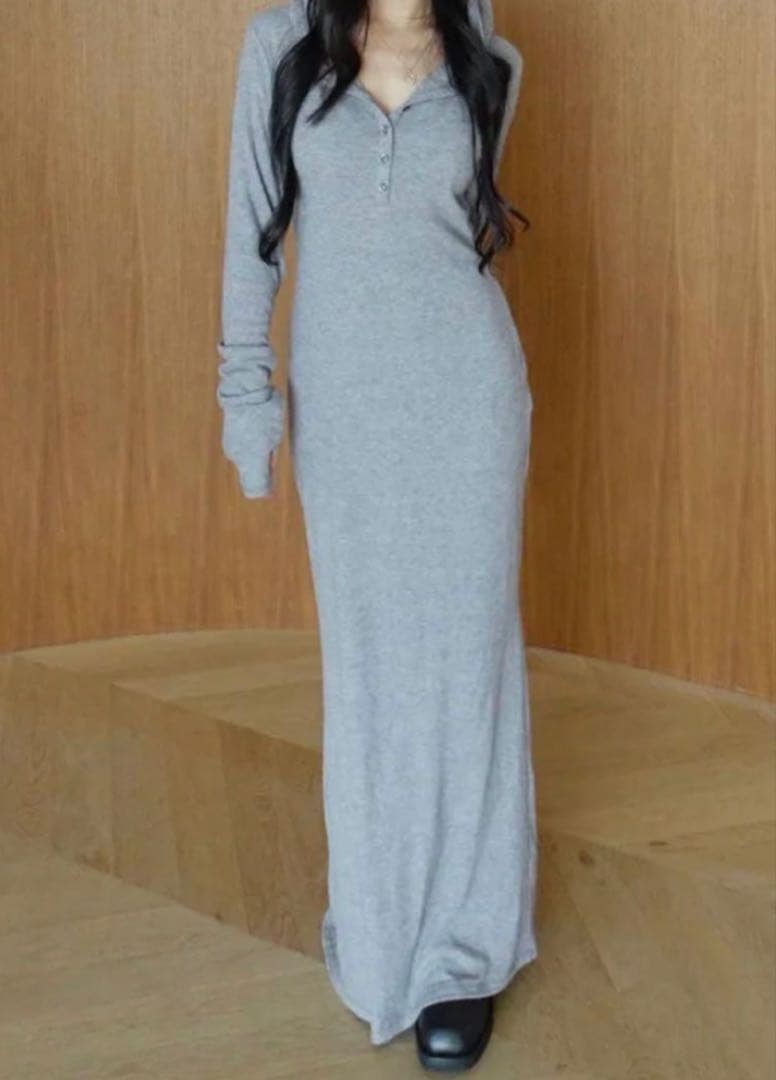 【完売】SeaRoomLynn Hoodie Slim カットドレス S