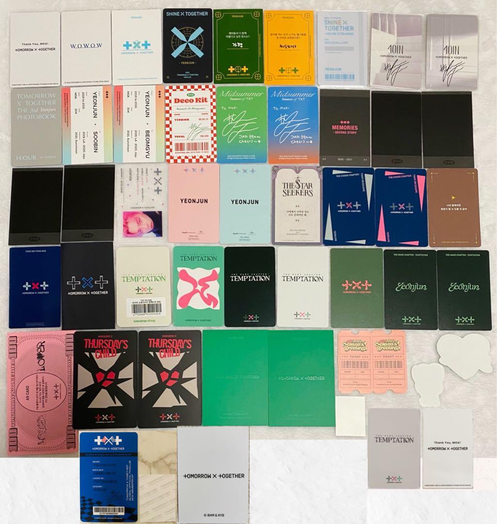 TXT 公式 FC継続 ラキドロ ミニフォト トレカ アクスタ ヨンジュン