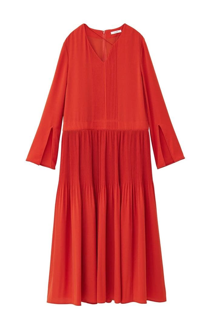 CLANE（クラネ） SLANT PINTUCK LOOSE ONEPIECE