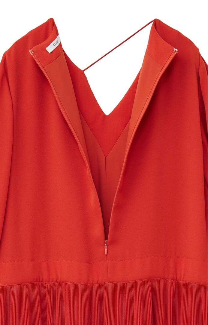 CLANE（クラネ） SLANT PINTUCK LOOSE ONEPIECE