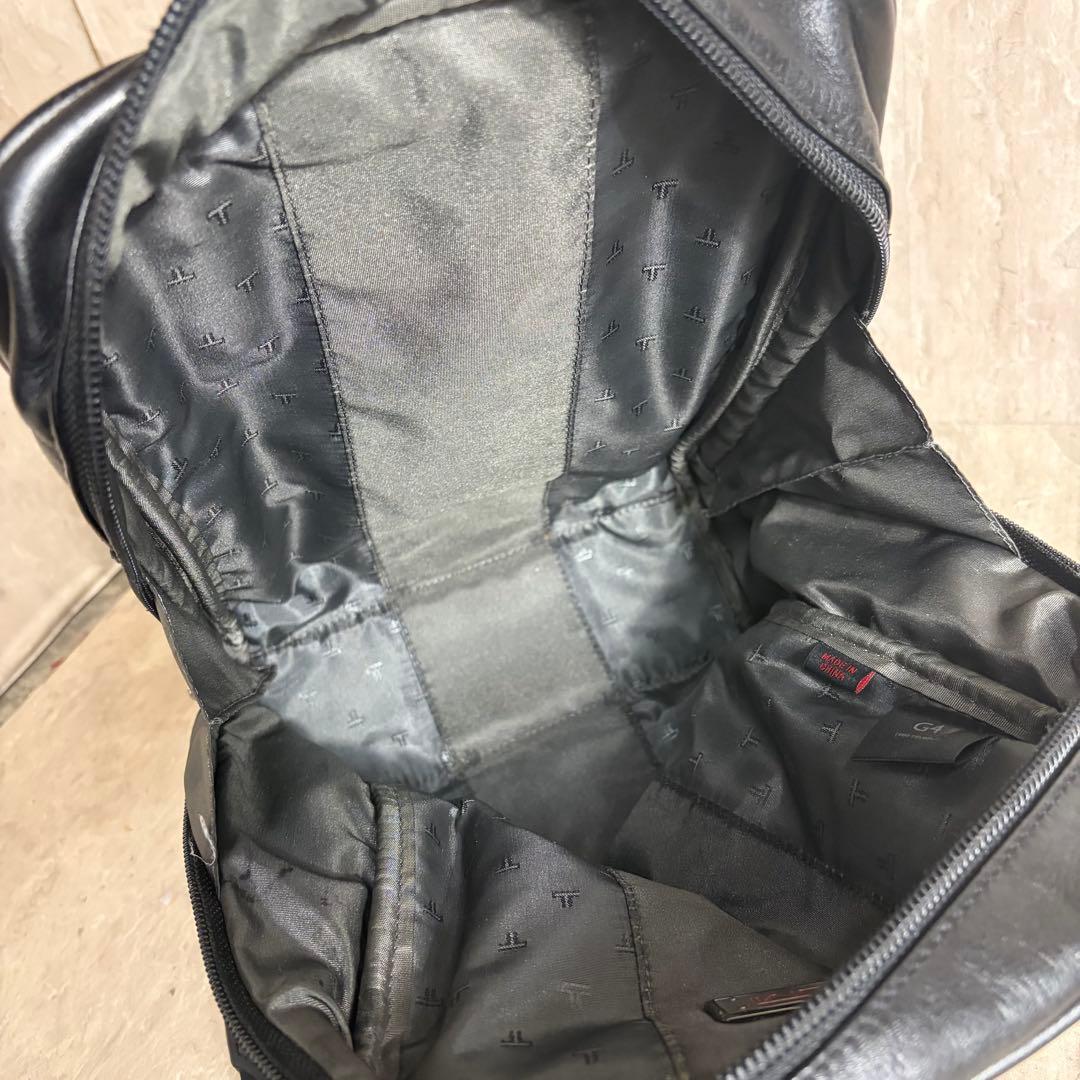 極美品 TUMI ナパレザー ショルダーバッグ 本革 92100D4 斜め掛け