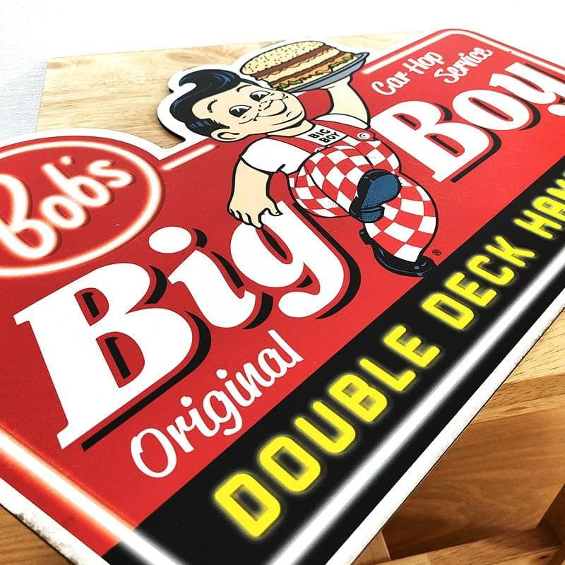 ブリキ看板 Big Boy プレート ハンバーガー ビッグボーイ 正規品 お店