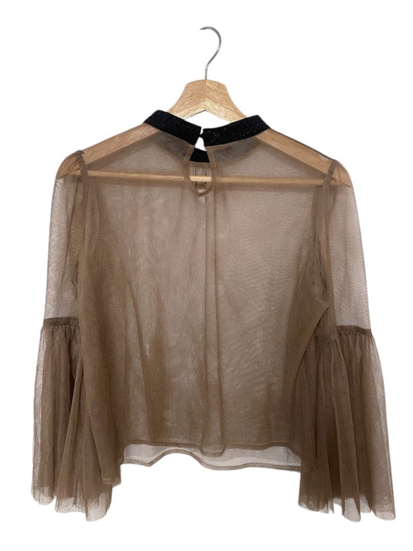 LEJA ドレス フレアスリーブ　ブラック　クラシカル　華やか　綺麗め