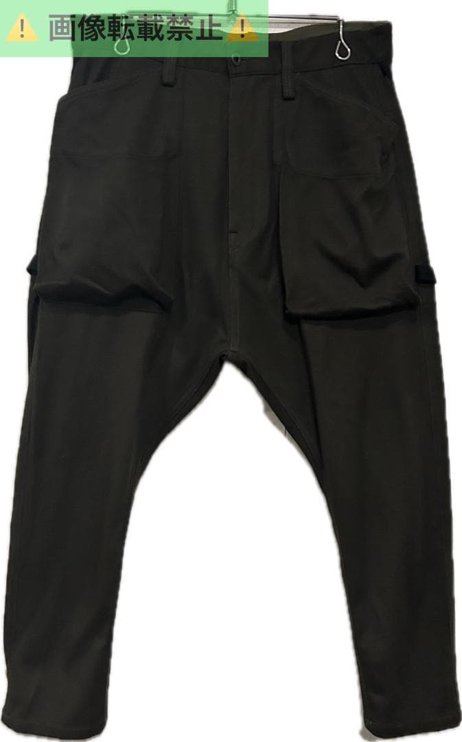 ＊NATAL DESIGN ストレッチ入り フラップ サルエルパンツ L