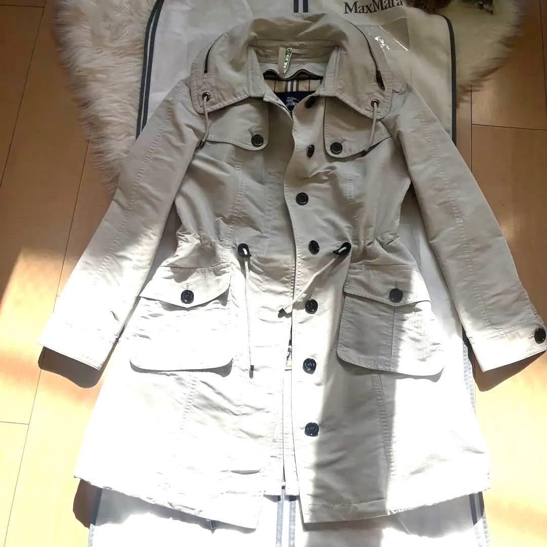 美品バーバリー　マウンテンパーカー　キルティングライナー　フード　3way 40