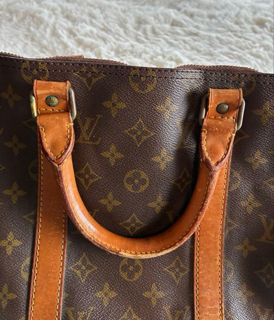 LOUIS VUITTON ボストンバッグ モノグラム キーポル50 ブラウン