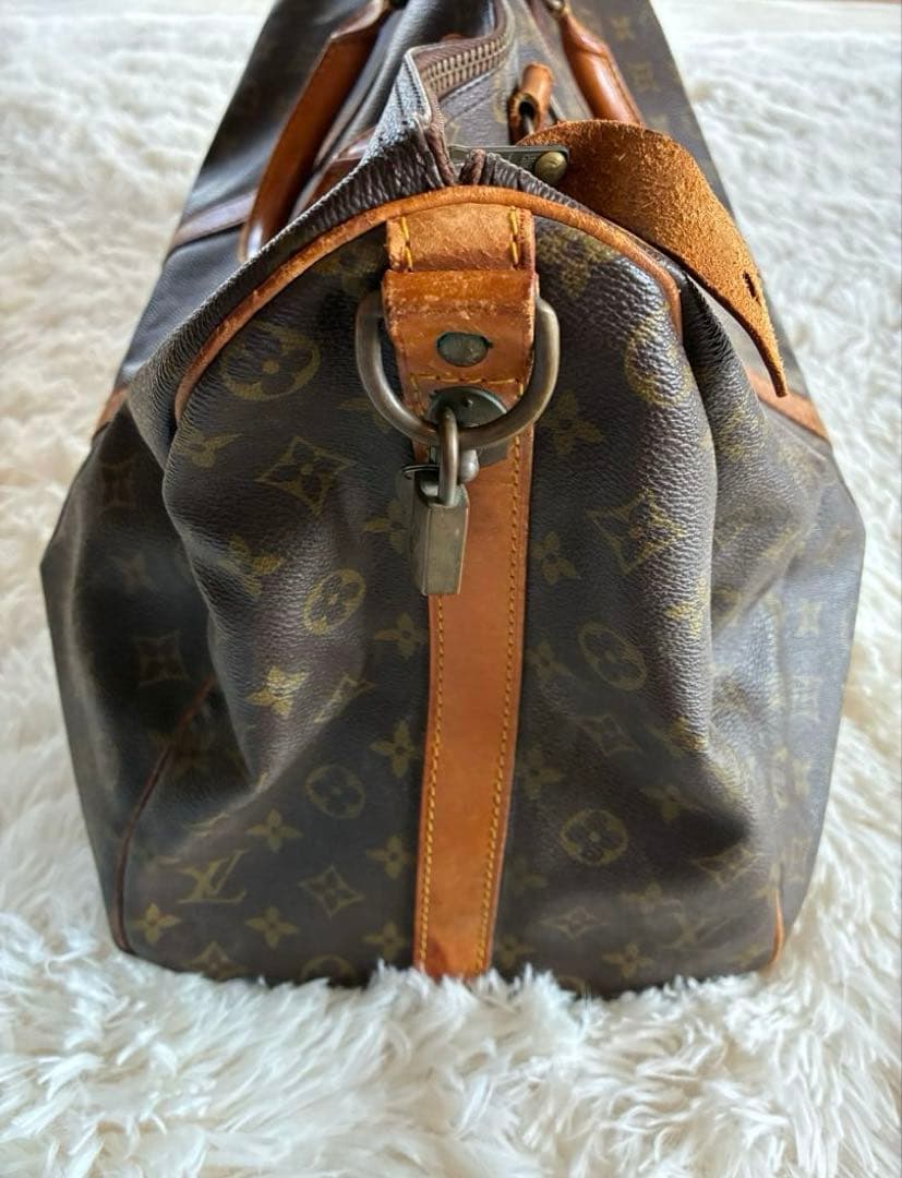 LOUIS VUITTON ボストンバッグ モノグラム キーポル50 ブラウン