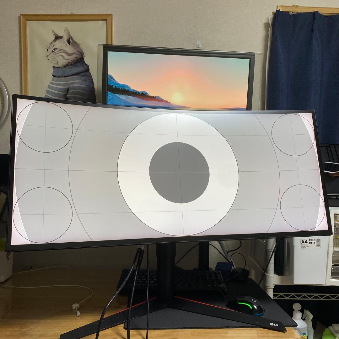 LG 34GK950F-B 34インチモニター　美品