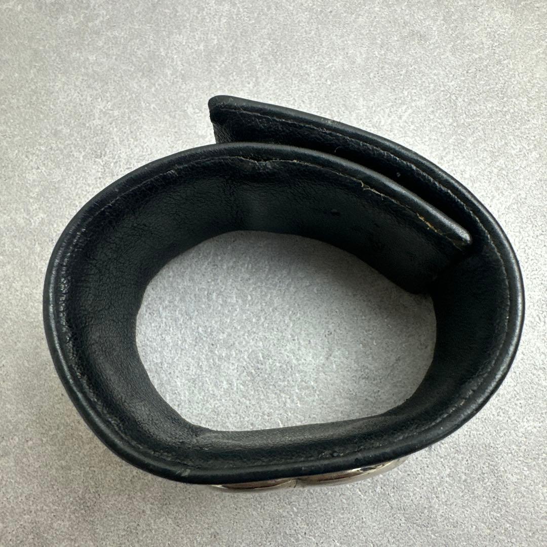 CHANEL シャネル バングル ブレスレット マトラッセ ココマーク ブラック