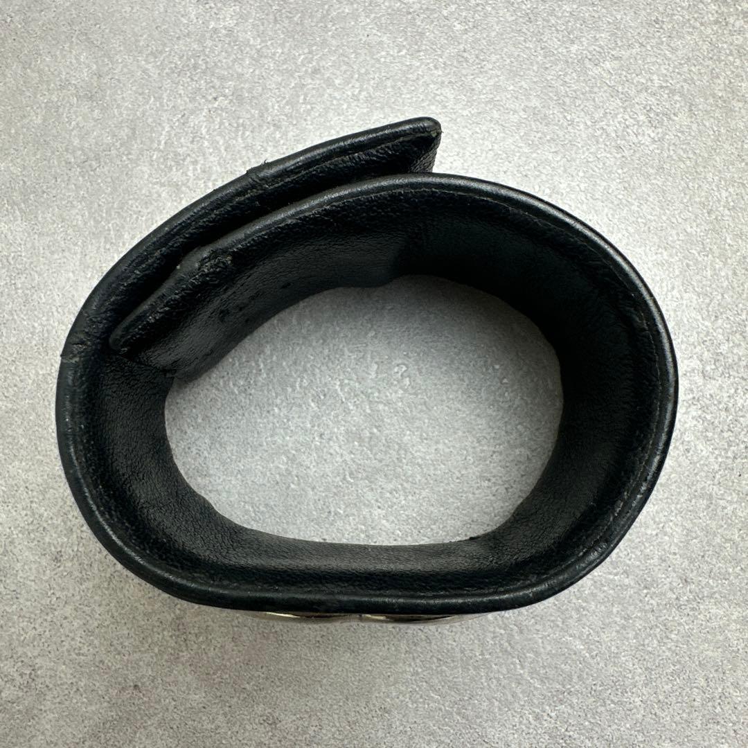 CHANEL シャネル バングル ブレスレット マトラッセ ココマーク ブラック