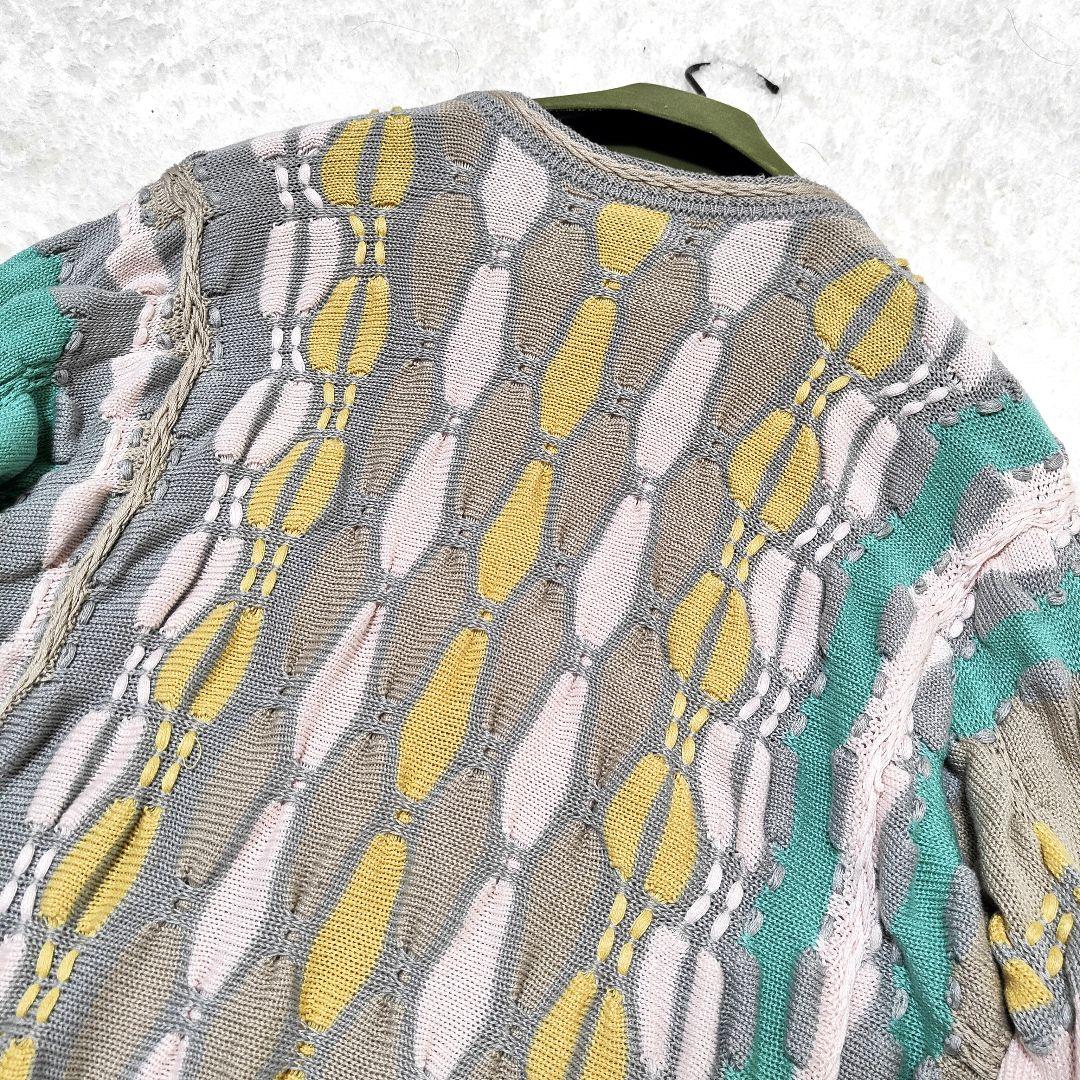 【美品】COOGI クージー ニット コットン L 3Dニット 豪州製 激レア