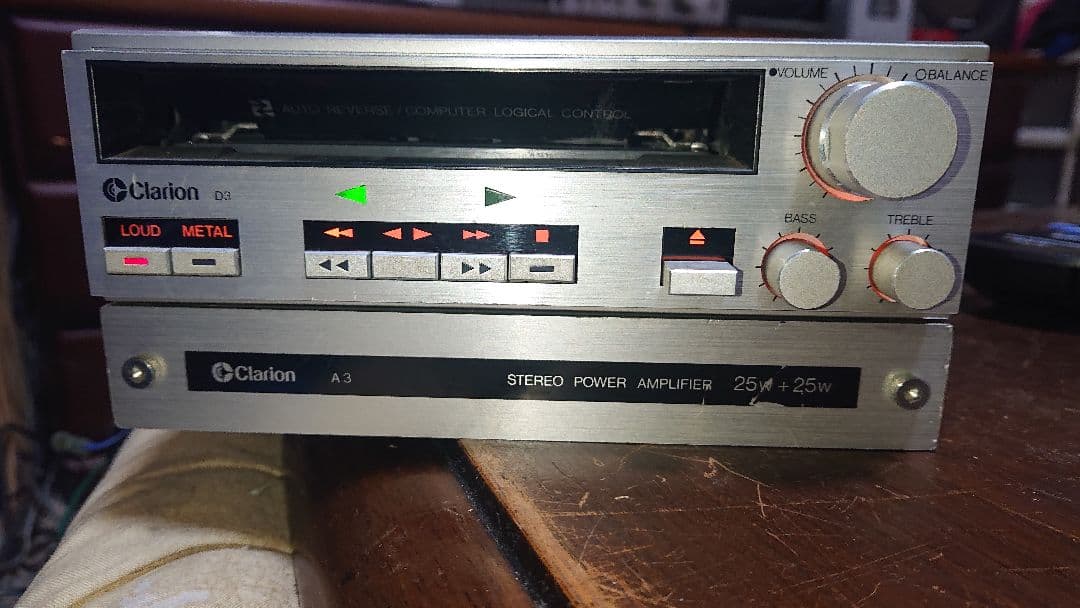 当時物、シティコネクション、デッキアンプセット 動作品