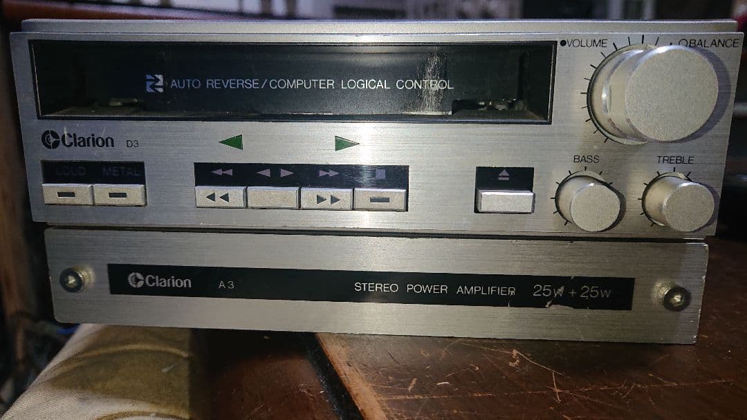 当時物、シティコネクション、デッキアンプセット 動作品