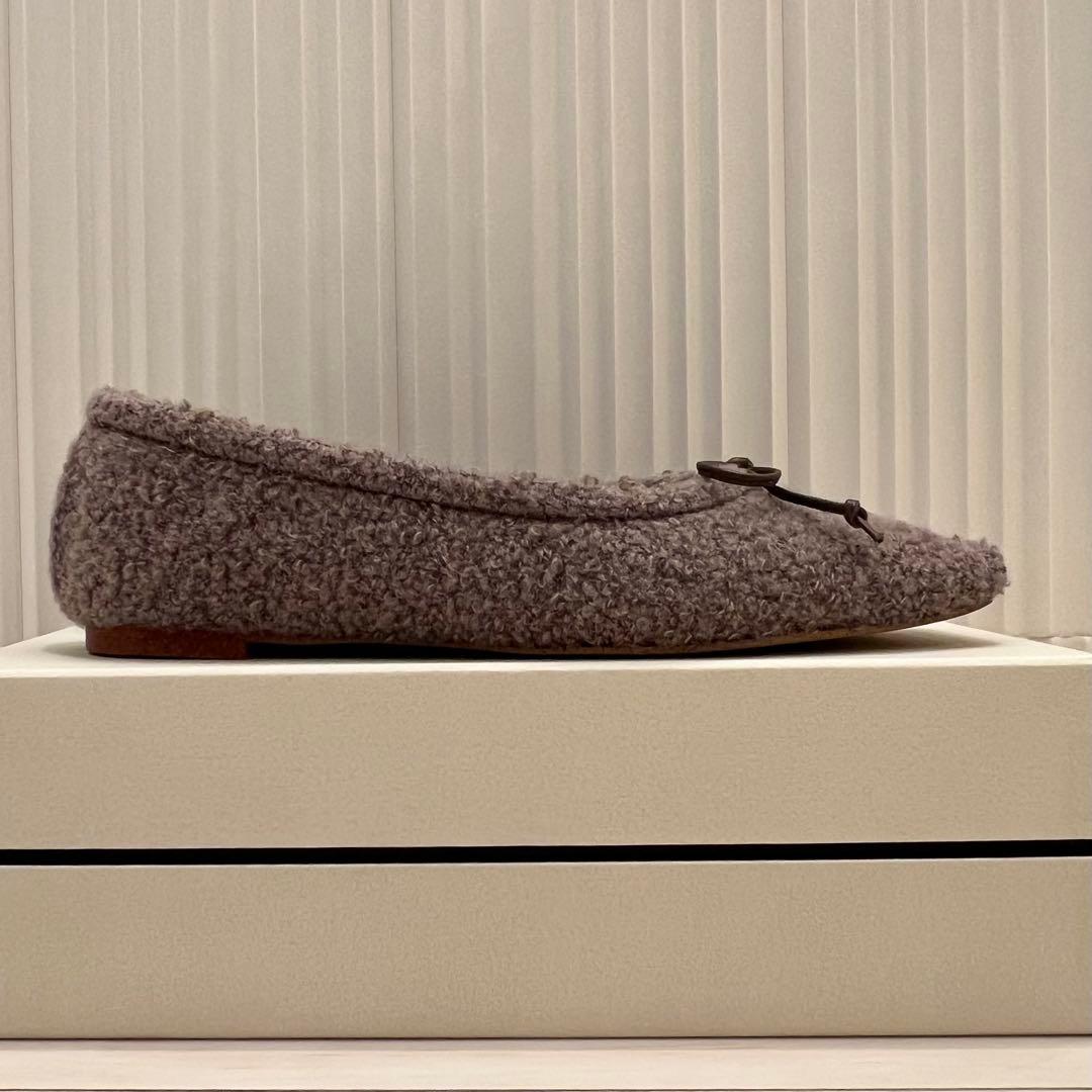 未使用✨chembur チェンバー フラットシューズ ボア 23h 23.5