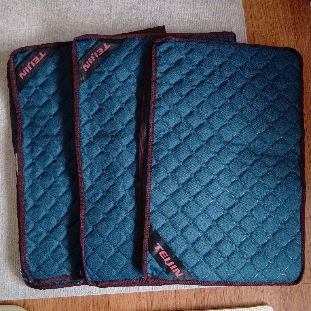 新品　TEIJIN　テイジン　カラッと収納ケースプレミアム　キルティングネイビー