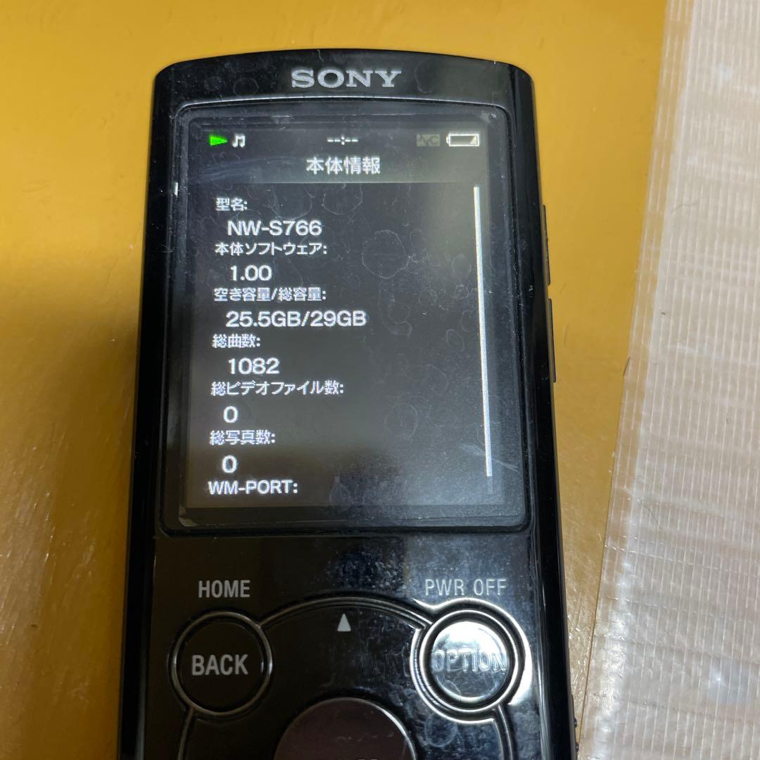 SONY NW-S766 デジタルオーディオプレーヤー ステレオ付き
