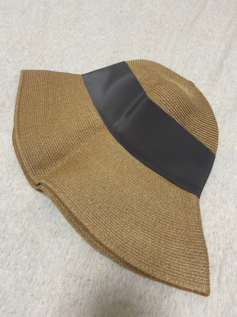 値下げ【アシーナニューヨーク】Risako リサコ 麦わら帽子 （ダークグレー）