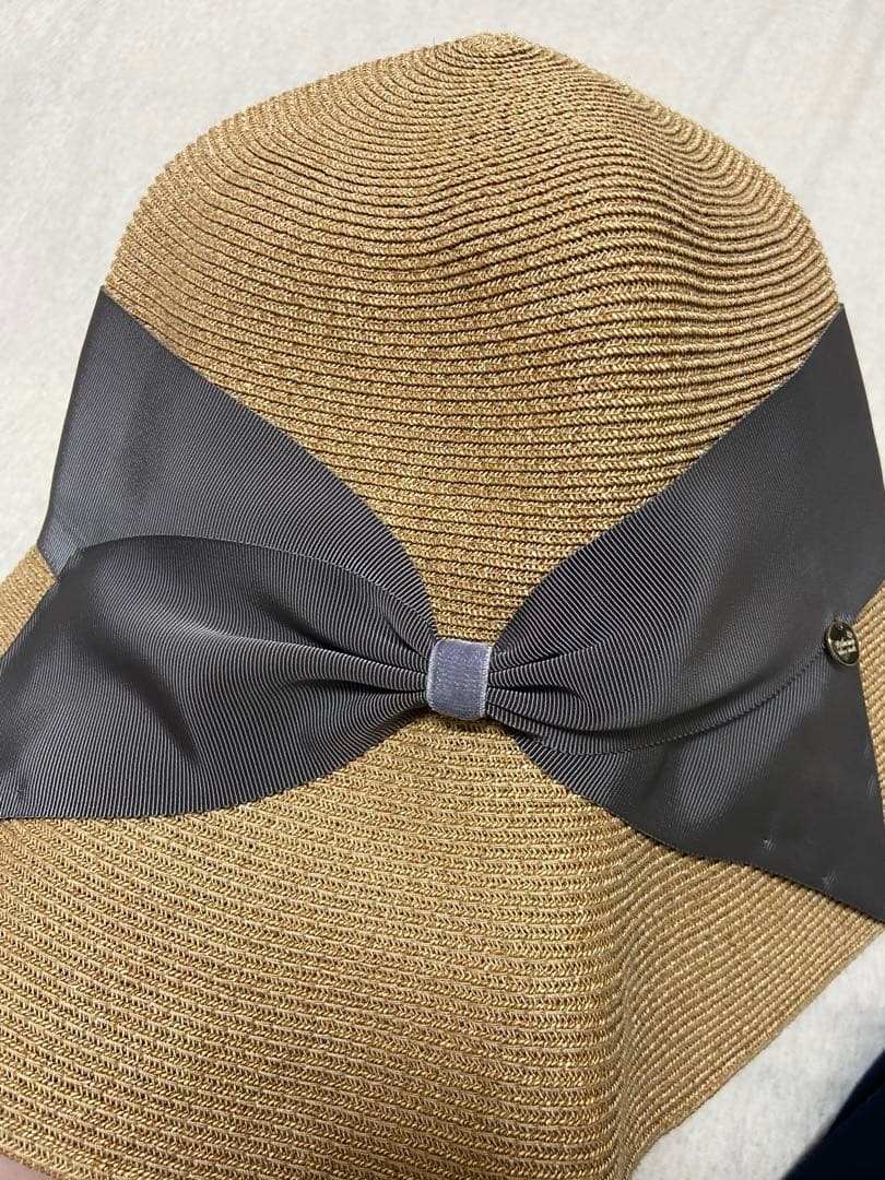 値下げ【アシーナニューヨーク】Risako リサコ 麦わら帽子 （ダークグレー）