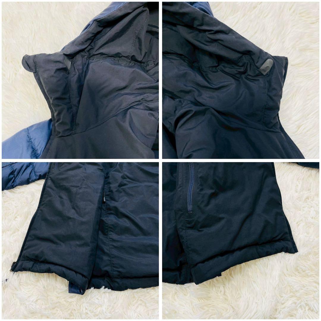 モンベル　コロラドパーカ　M　ブラック×ネイビー　リバーシブルスタッフバッグなし