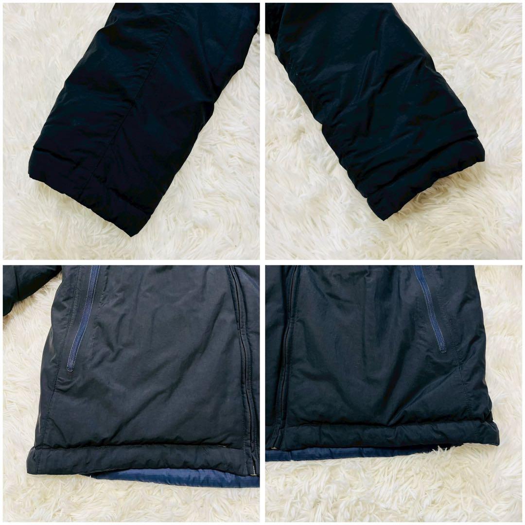 モンベル　コロラドパーカ　M　ブラック×ネイビー　リバーシブルスタッフバッグなし