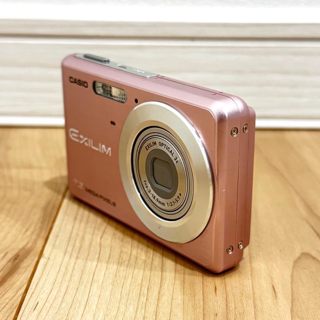 【美品】　CASIO カシオ　EXILIM EX-Z77 デジカメ　ピンク