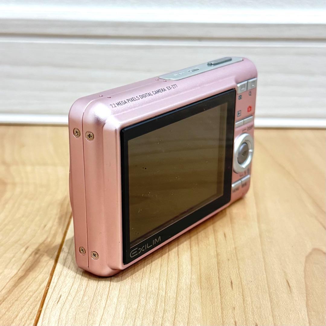 【美品】　CASIO カシオ　EXILIM EX-Z77 デジカメ　ピンク