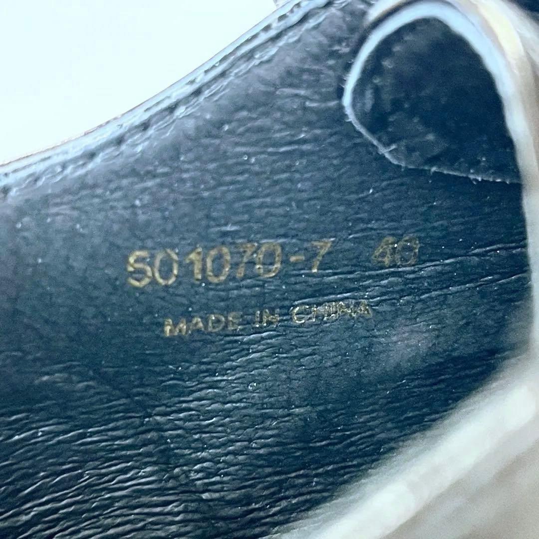 未使用級✨ マナ MANA 厚底レースアップシューズ　黒 25cm