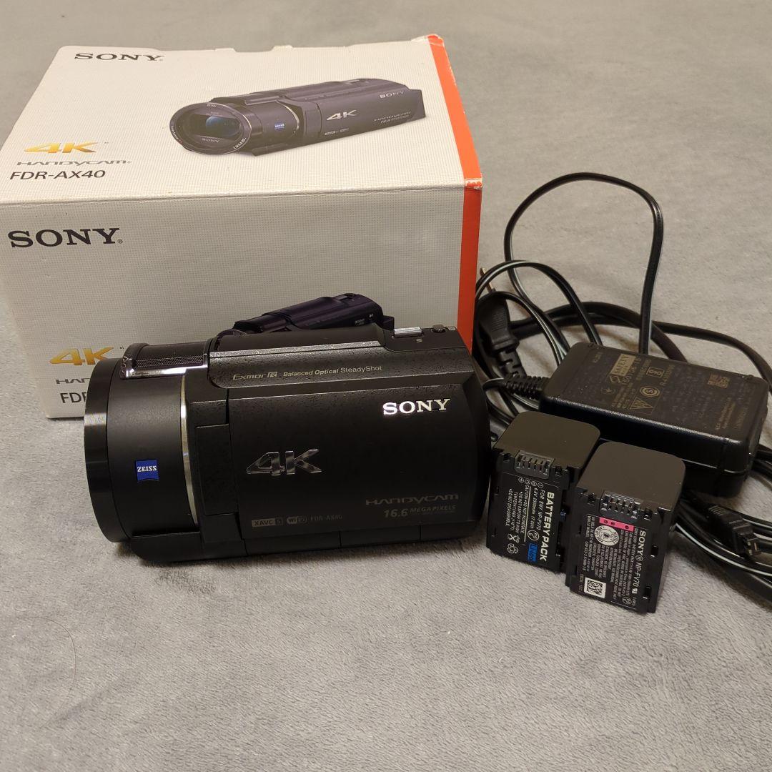 SONY FDR-AX40 4K ハンディカム ブラック