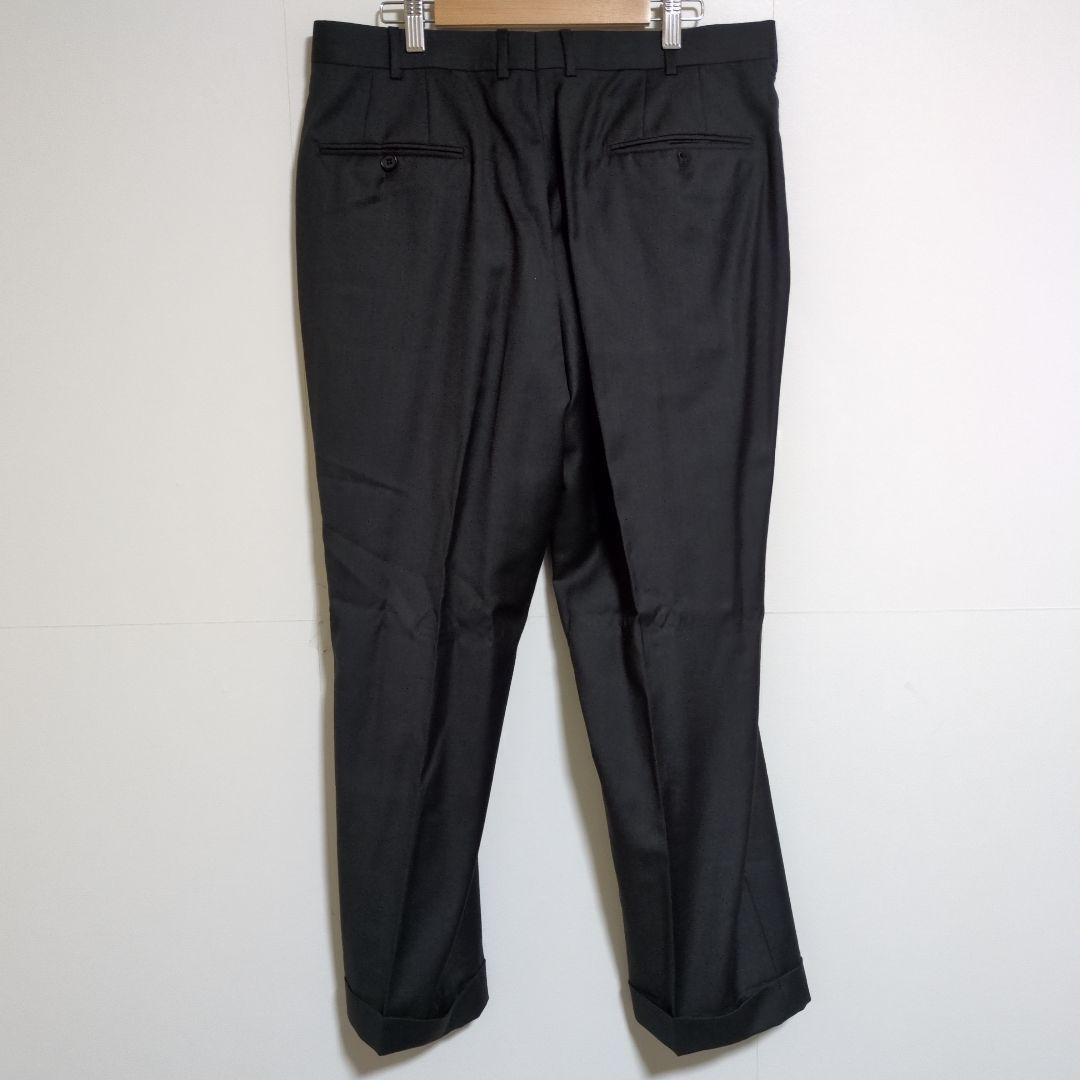 イザイア　スーツ　セットアップ　黒　super130‘s　イタリア製　54