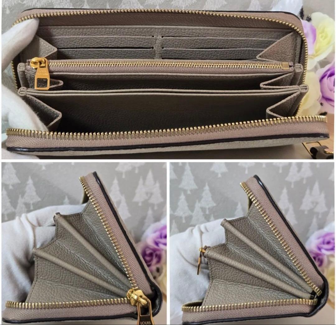 美品　ルイヴィトン アンプラント ジッピーウォレット トゥルトレール 財布