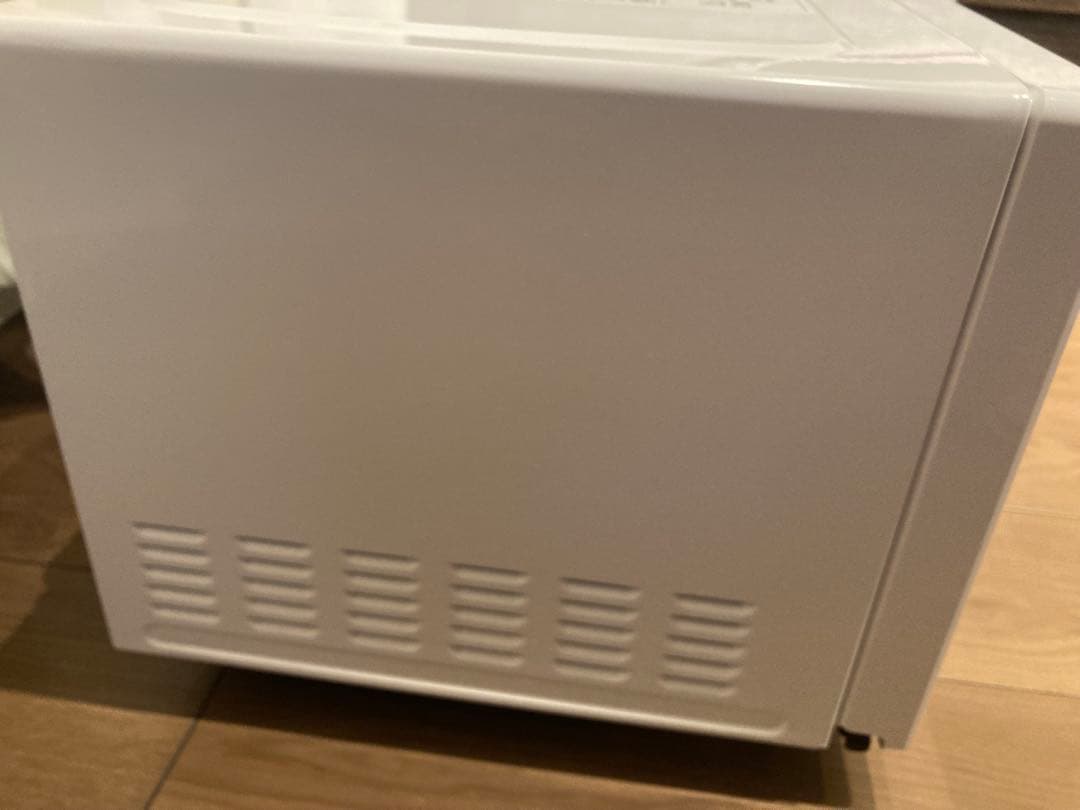 【送料込美品】2024年製 山善 フラット電子レンジ PRW-F180(W)