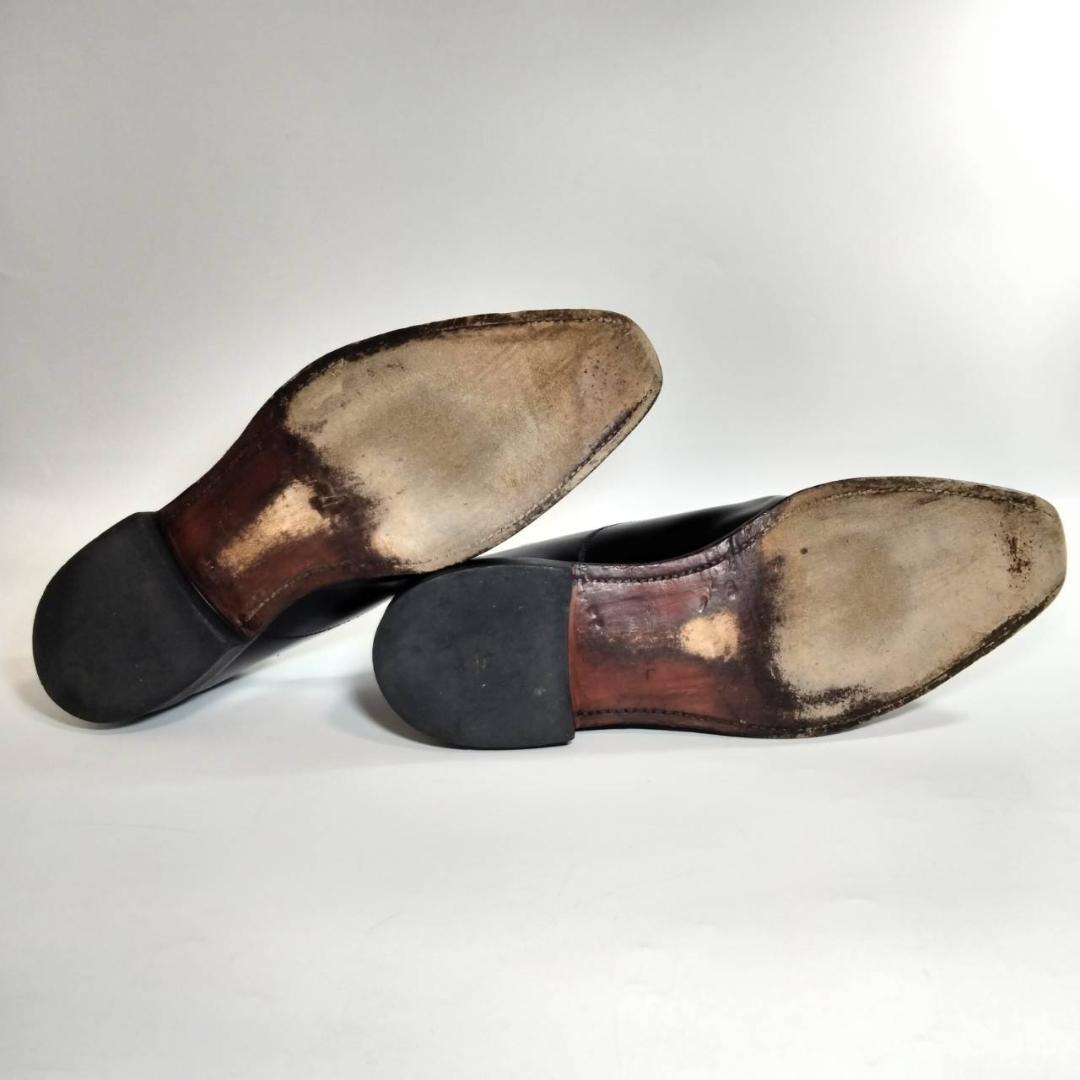 【ローズさん】REGAL　ストレートチップ　ブラック　レザー　ローファー