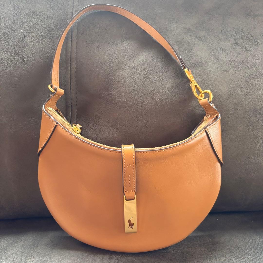 【ズッチ】ポロラルフローレン　カーフスキン　ミニショルダーバッグ