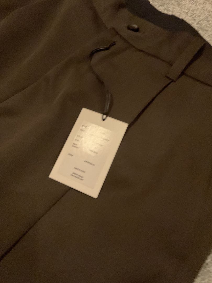 パンツ stein EXTRA WIDE TROUSERS MILITARY st646