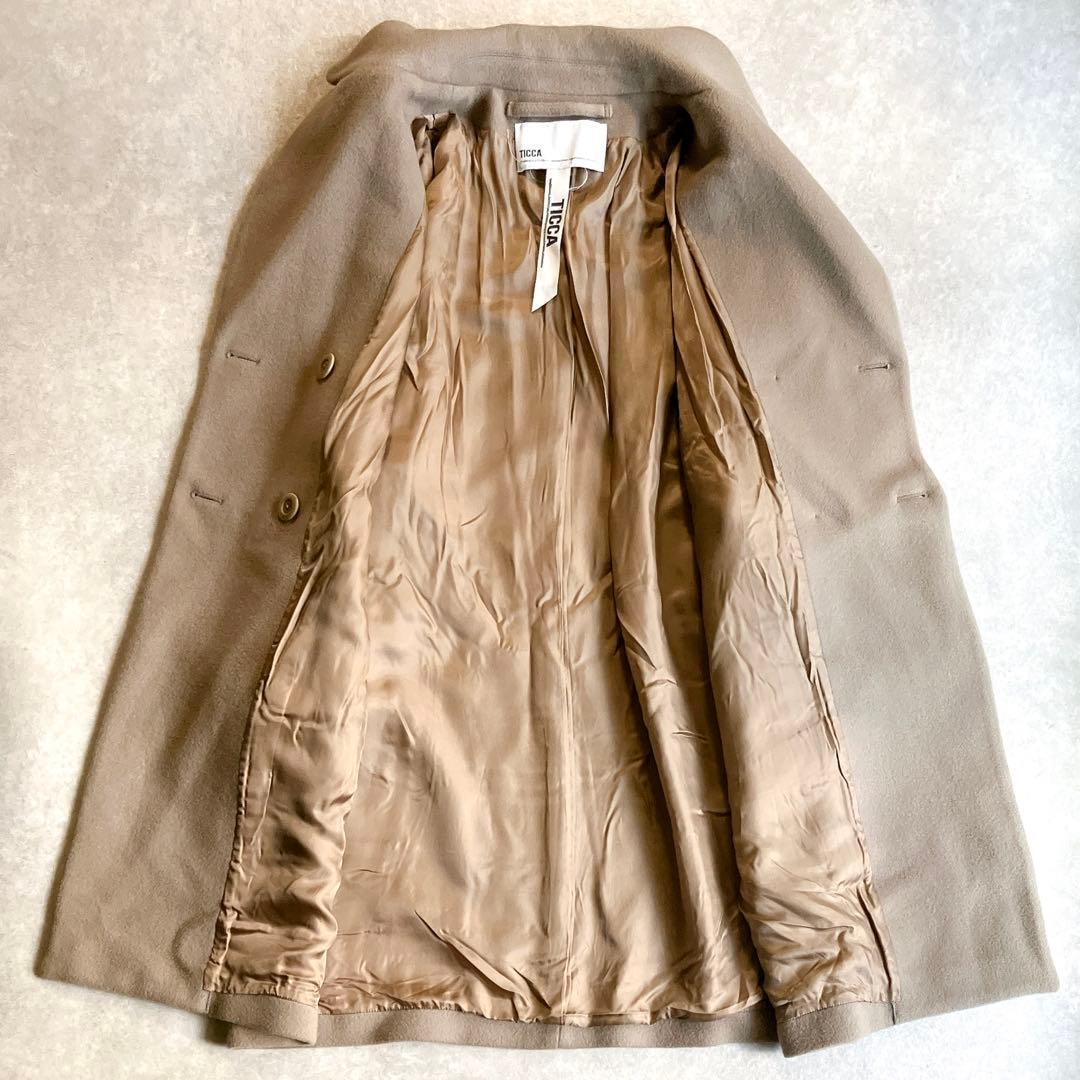 美品 ティッカ 上質ウールテントコート 近年 スピック＆スパン 2way