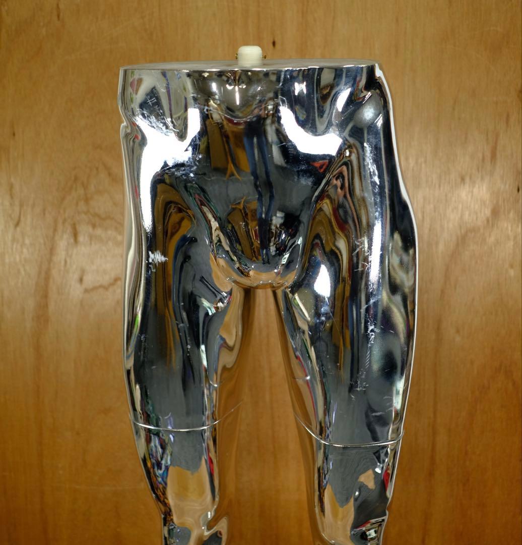 アンティーク　メタリック　トルソー　脚　お尻　下半身　古道具　オブジェ