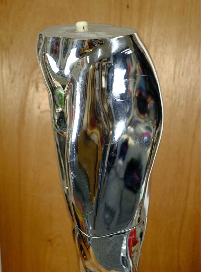 アンティーク　メタリック　トルソー　脚　お尻　下半身　古道具　オブジェ