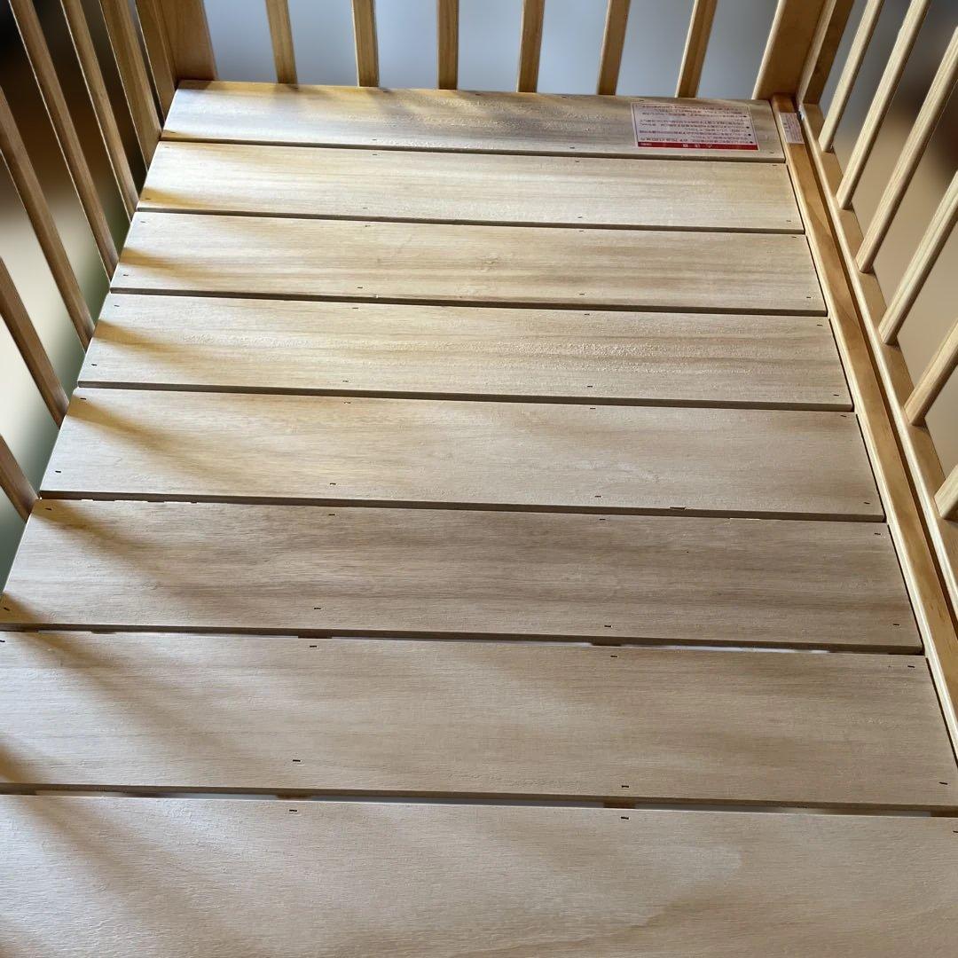 カトージ　ベビーベッド　レギュラー　ハイタイプ　ナチュラル♦︎送料込み