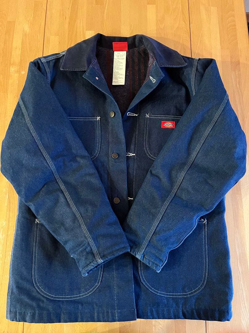 Dickies デニムカバーオール ネイビー Mサイズ