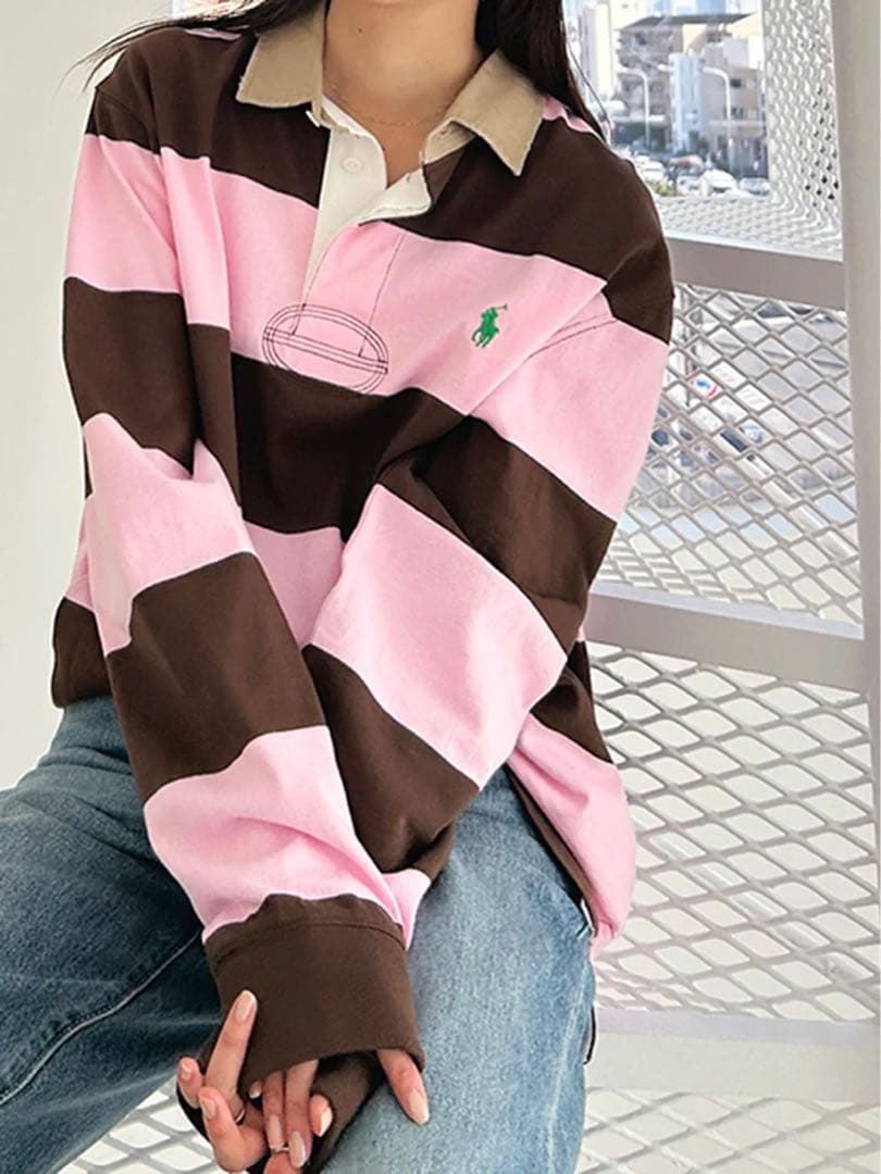 【週末限定値下げ】snidel♡ ポロラルフローレン♡コラボポロ♡ピンク