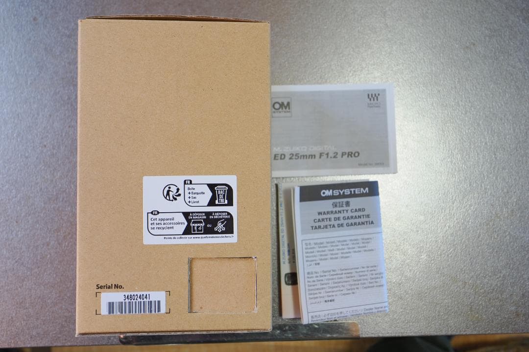 新品開封品 M.ZUIKO DIGITAL ED 25mm F1.2 PRO